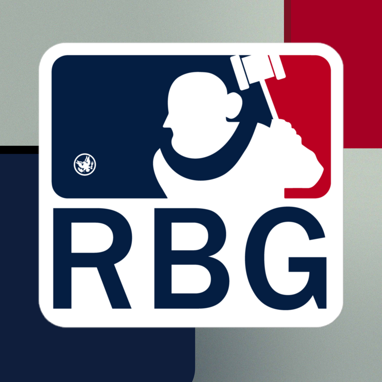 "Major League RBG" Bubble-free stickers