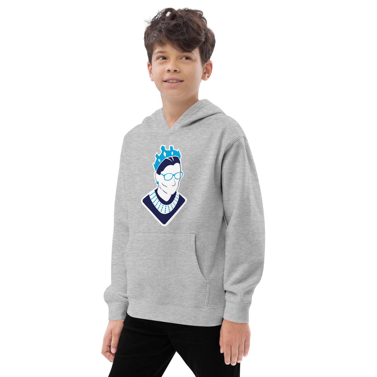 "No Truth Without Ruth" Kids fleece hoodie