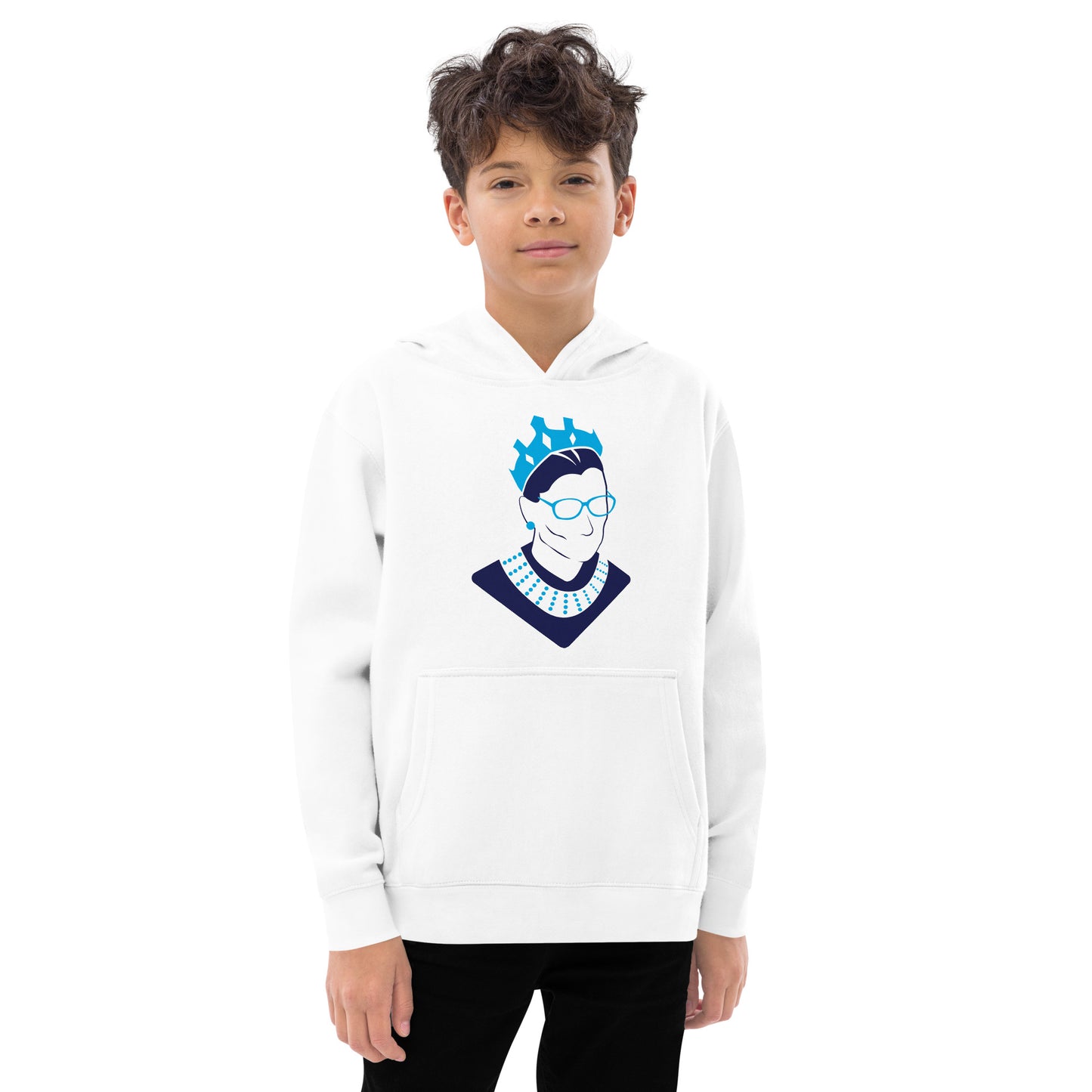 "No Truth Without Ruth" Kids fleece hoodie