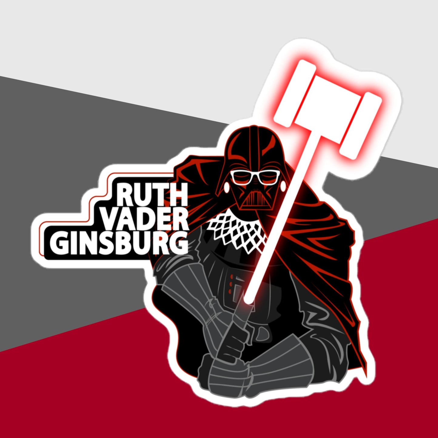 Ruth "Vader" Ginsburg Bubble-free stickers