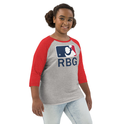 "Major League RBG" Youth baseball shirt